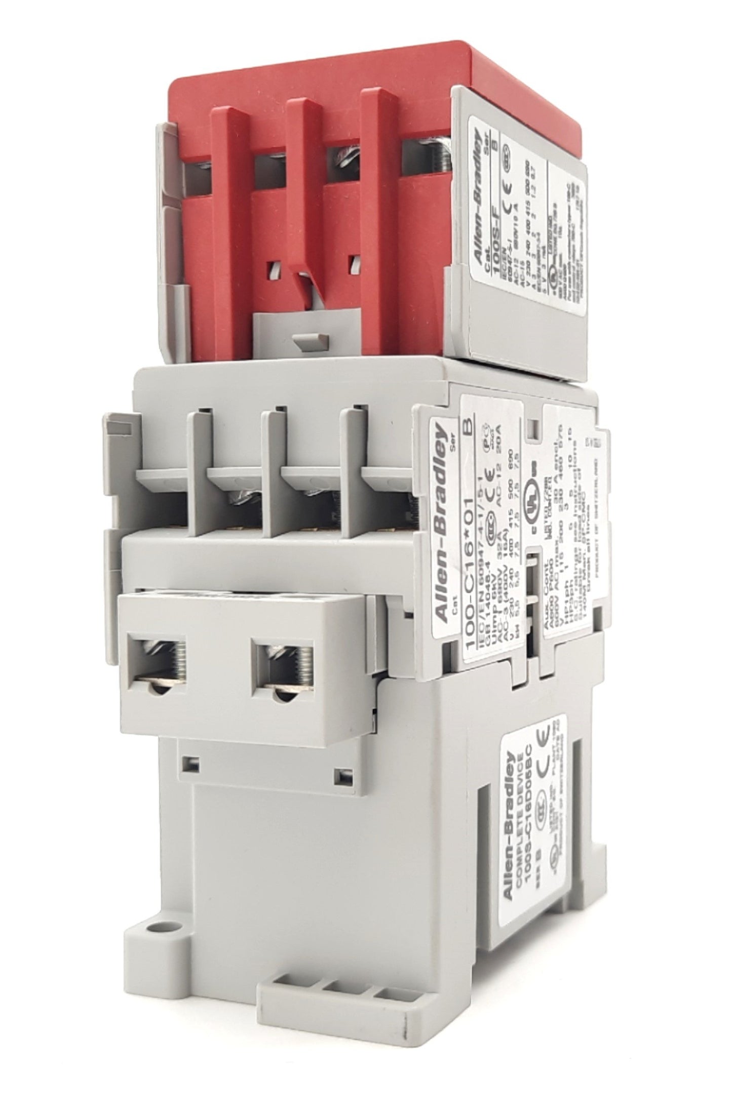 New Allen Bradley 100S-C16D05BC Safety Contactor 120V 3 N.O Power Poles 5 N.C Aux