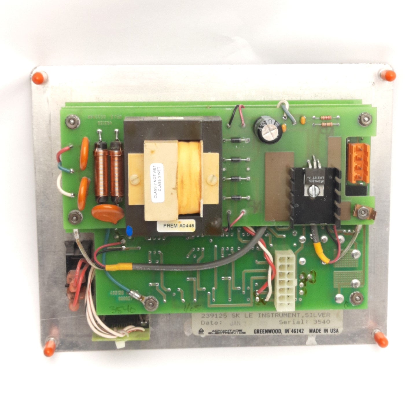 Used Advantage Electronics 239125SKLE LE-Series Sentra Temp Controller Panel