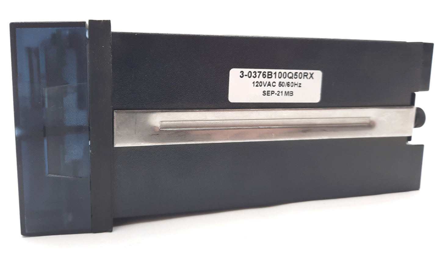New ATC 3-0376B100Q50RX Panel Meter, Counter 8 Digits 120VAC, 1-999999, DIN
