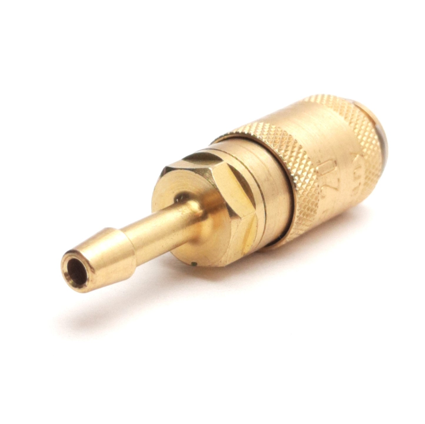 New – Open box Lot of 4 Rectus 20KATF04MPX Type 20 Quick Connect Couplers, 4mm Barb, Brass