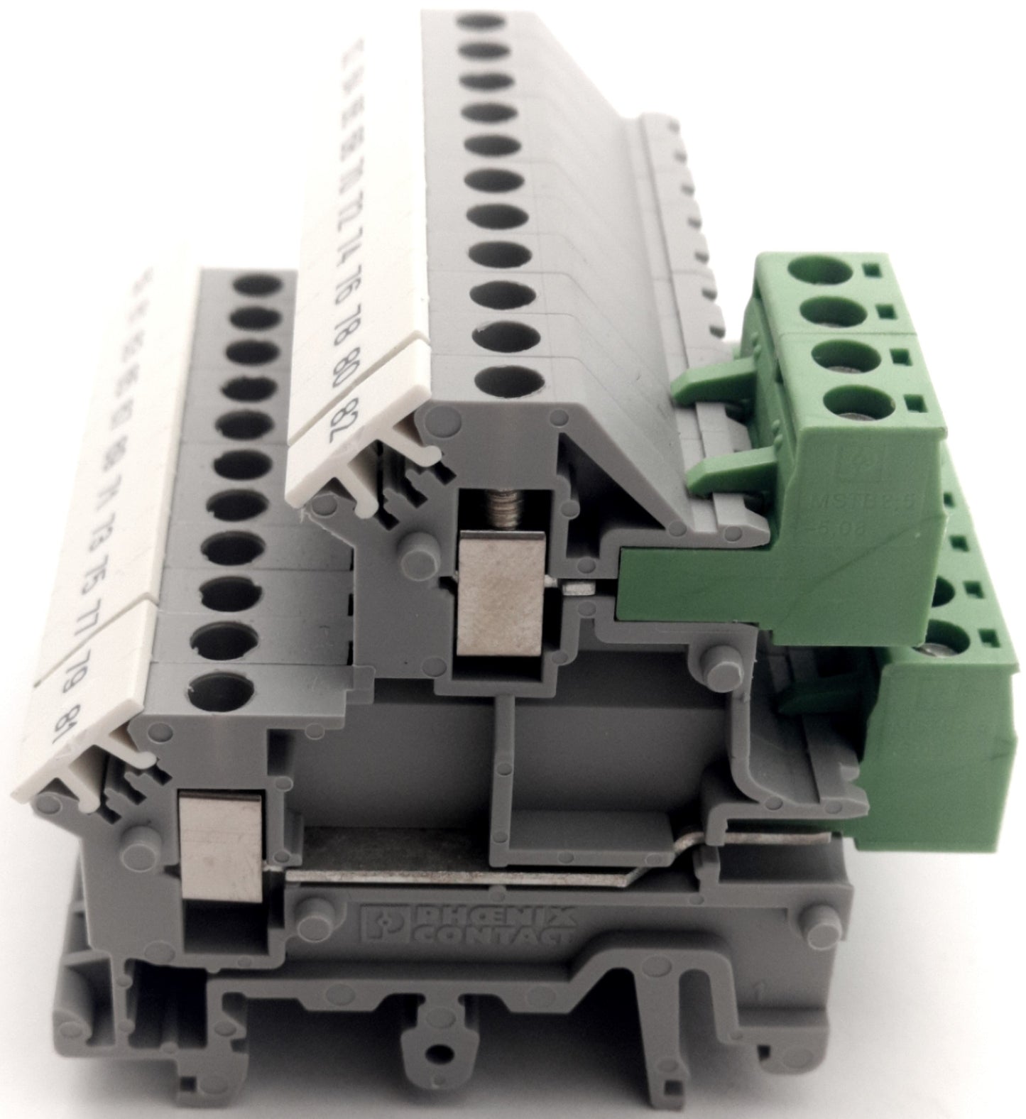 Used Lot of 41 Phoenix Contact UKK 3-MSTB-5,08, 2770888 Double-Level Terminal Blocks
