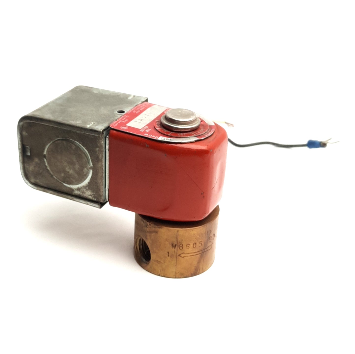 Used Dayton 1A575 Solenoid Valve 150 Psi, 1/4" NPT, 28 SCFM Max, 120V AC Coil