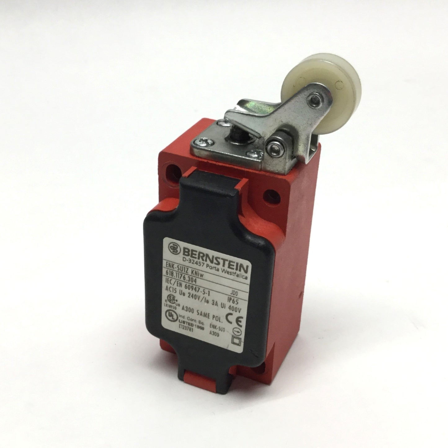 Used Bernstein ENK-SU1Z KNiw Snap Action Safety Limit Roller Switch 240VAC 3A 1NO-1NC