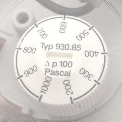 Used Beck 930.85 Differential Pressure Switch, 200-1000 Pascal Range, 4.5mm Dia Mount