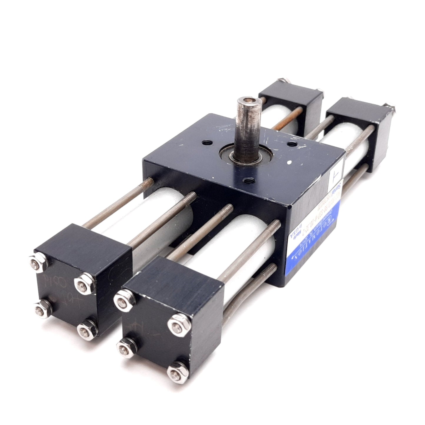 Used Rotomation A12-90/0/90-S37-A-10.32-2 Rotary Actuator, 3-Position, 180°, 10-32