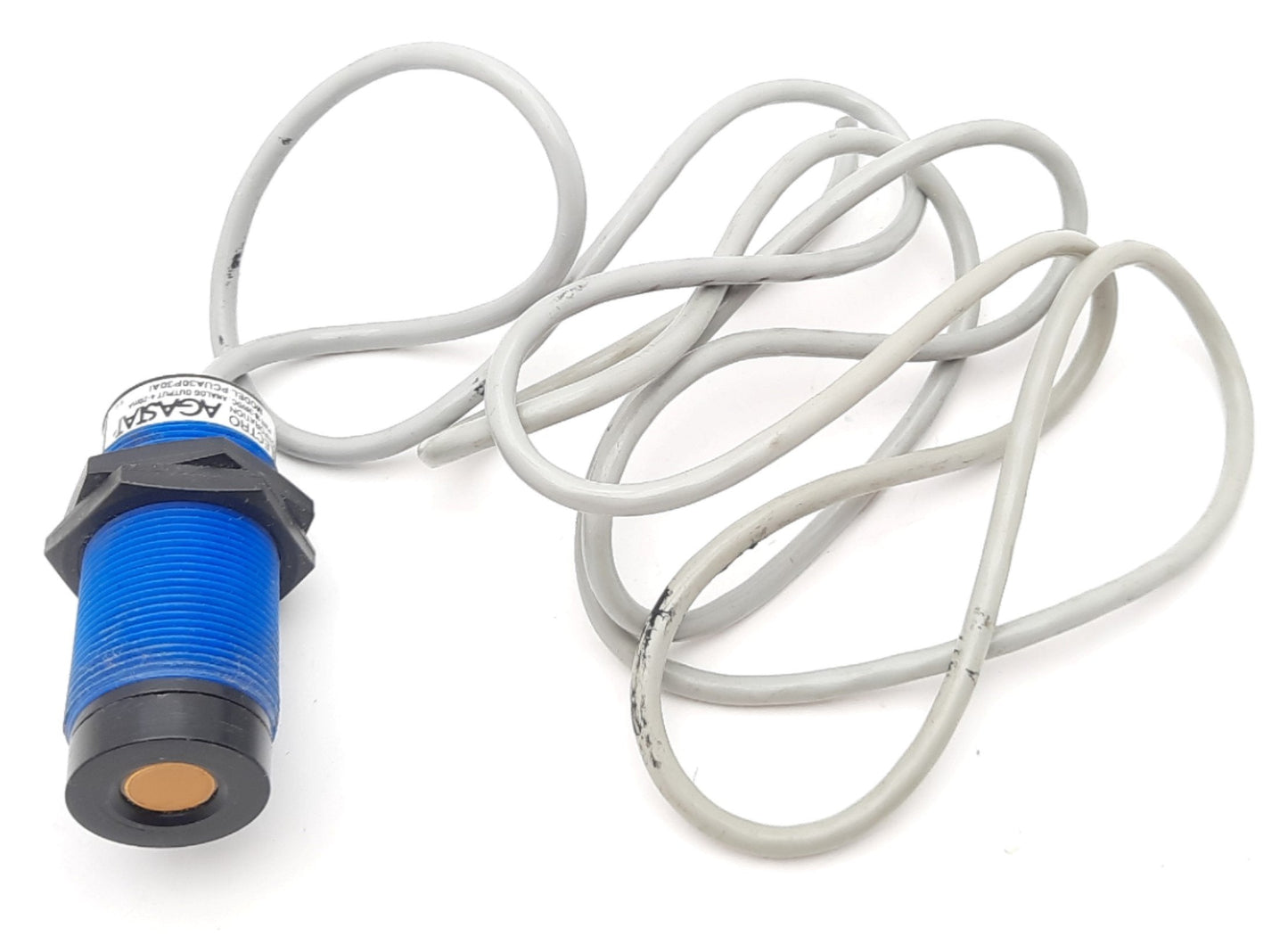 Used Electro PCUA30M30AI Ultrasonic Proximity Sensor Analog 10-30VDC 4-20mA 30" Range