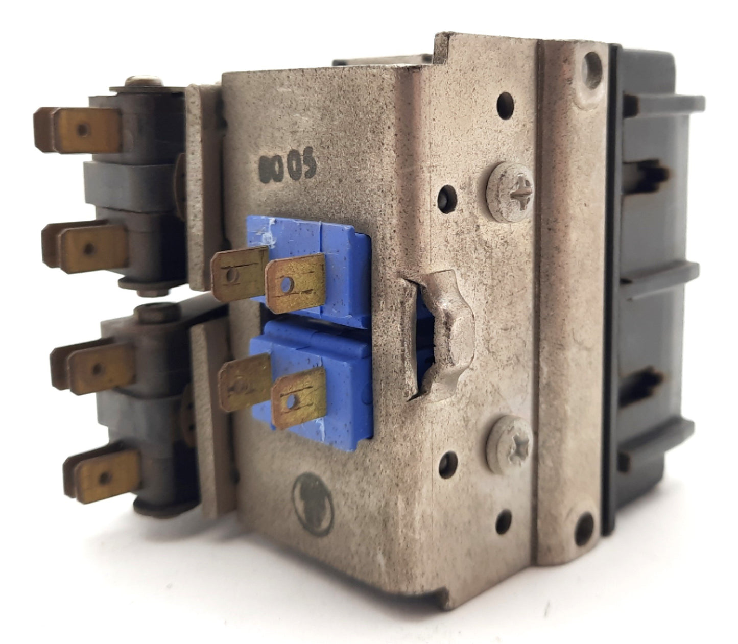 Used Dunco Reversing A275KXX91 Contactor,Motor Reversing 4 SPDT 120VAC 15A 3PST-NO