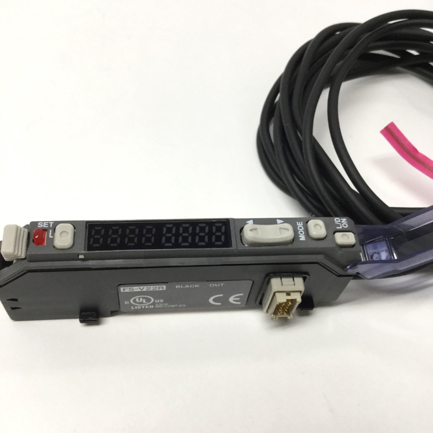 New Other Keyence FS-V22R Fiber Optic Sensor Amplifier Expansion Unit Red LED 12-24VDC NPN