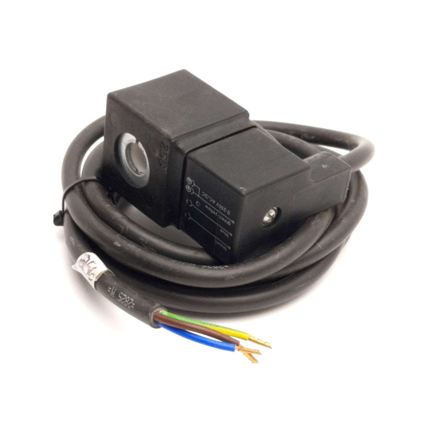 Used Danfoss 042N0842 / AM024C Solenoid Coil 24V AC 50/60Hz, 7.5/5.5W, DIN Spade
