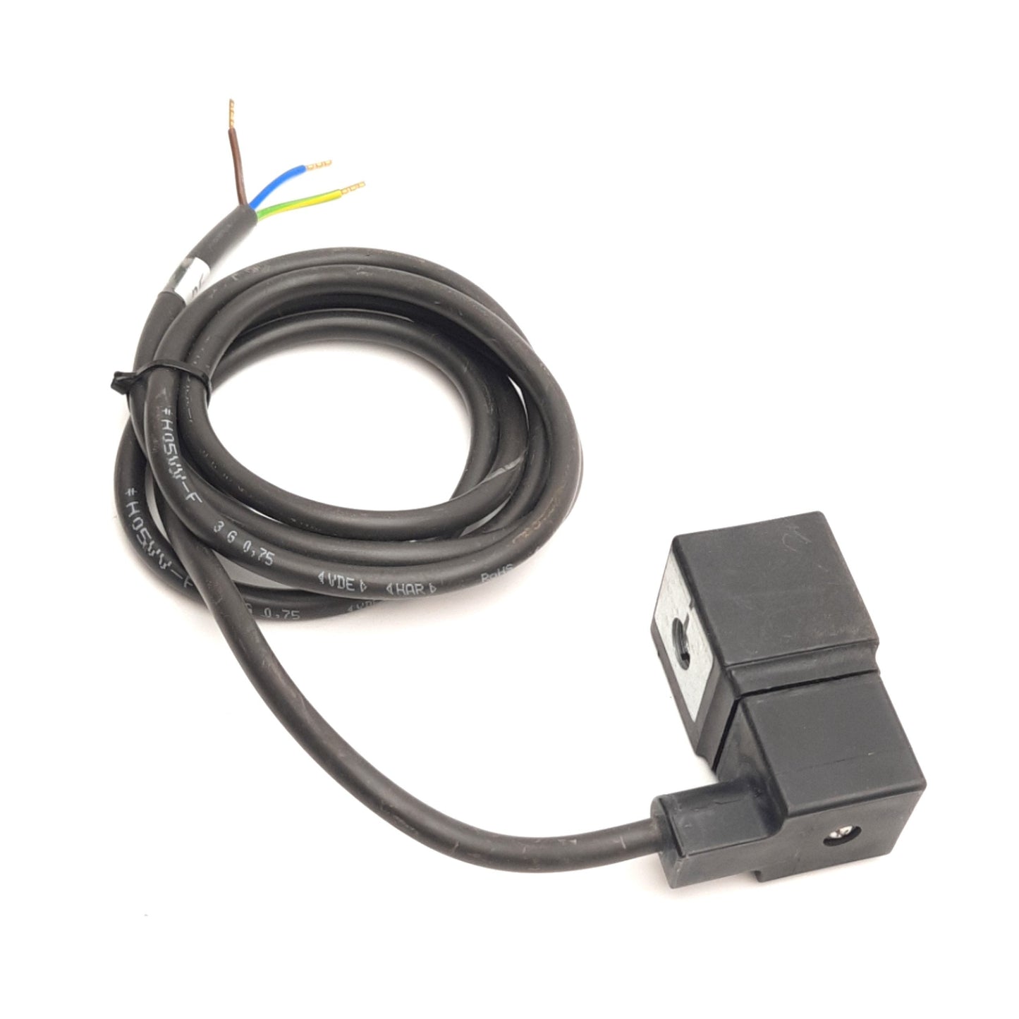 Used Danfoss 042N0842 / AM024C Solenoid Coil 24V AC 50/60Hz, 7.5/5.5W, DIN Spade