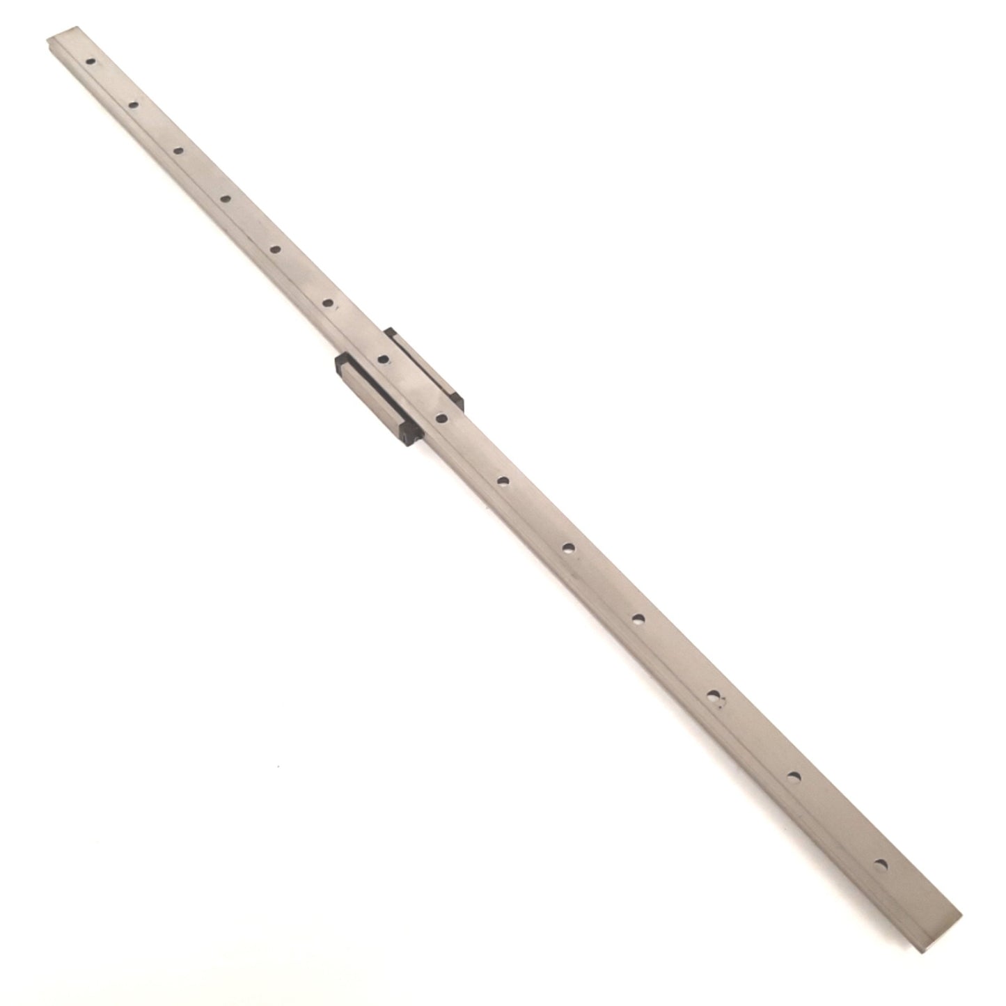 Used THK SHW12HRM Linear Rail Bearing, On 575mm Long Rail, Carriage: 50mm x 30mm