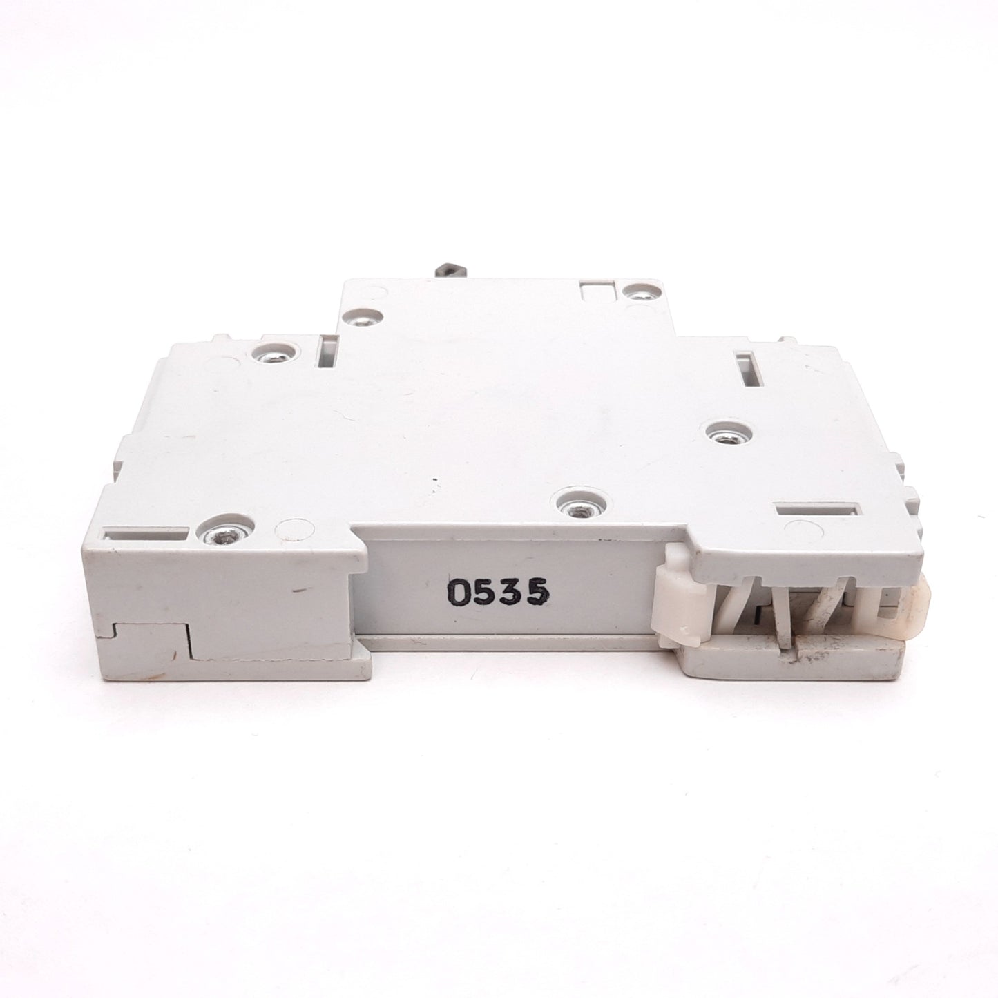 Used Schurter AS168X-CB1G100 Circuit Breaker, 1-Pole, Rating: 10A 277VAC, DIN Rail