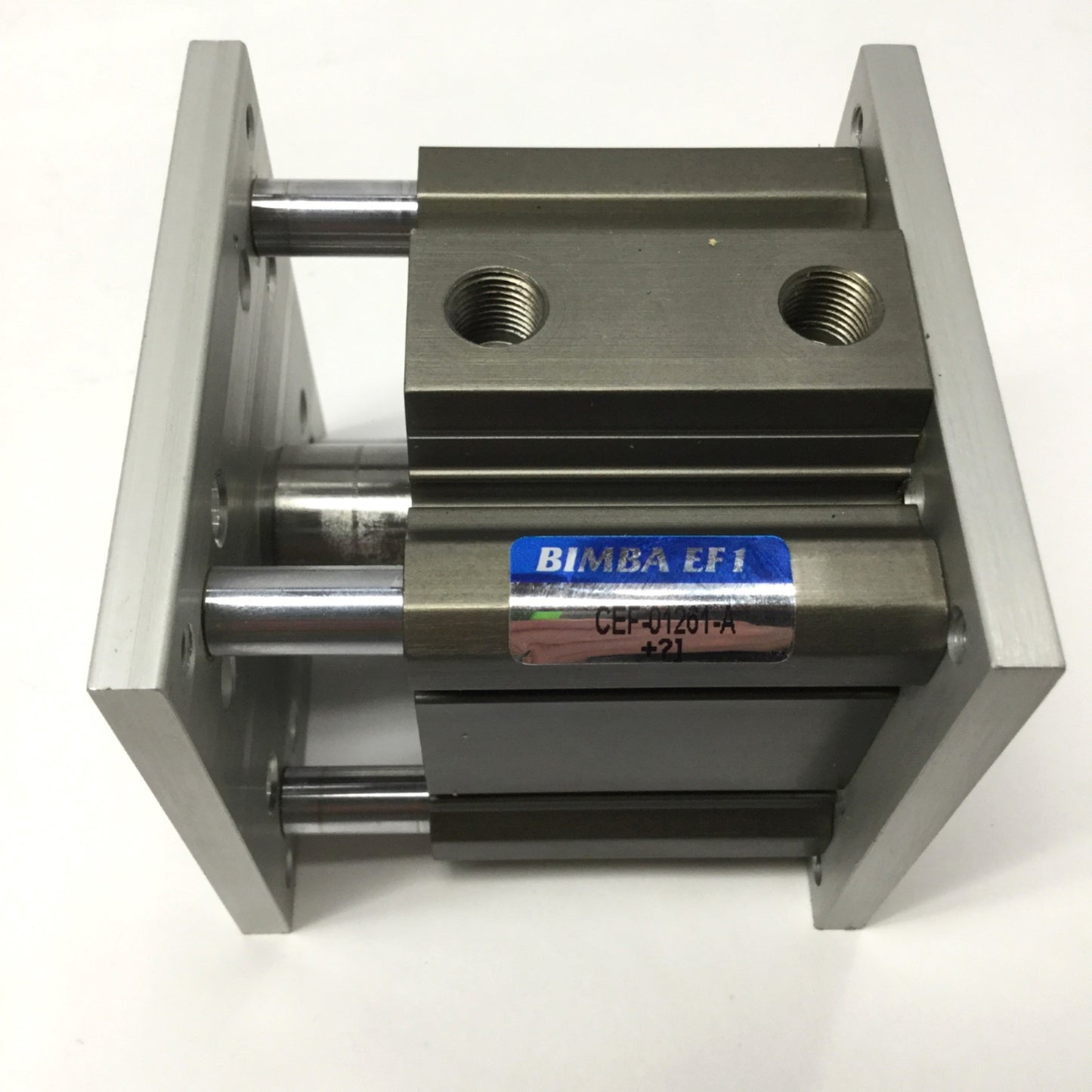Used Bimba CEF-01261-A EFF Flat Lift Table Compact Guided Air Cylinder, 20mm Stroke