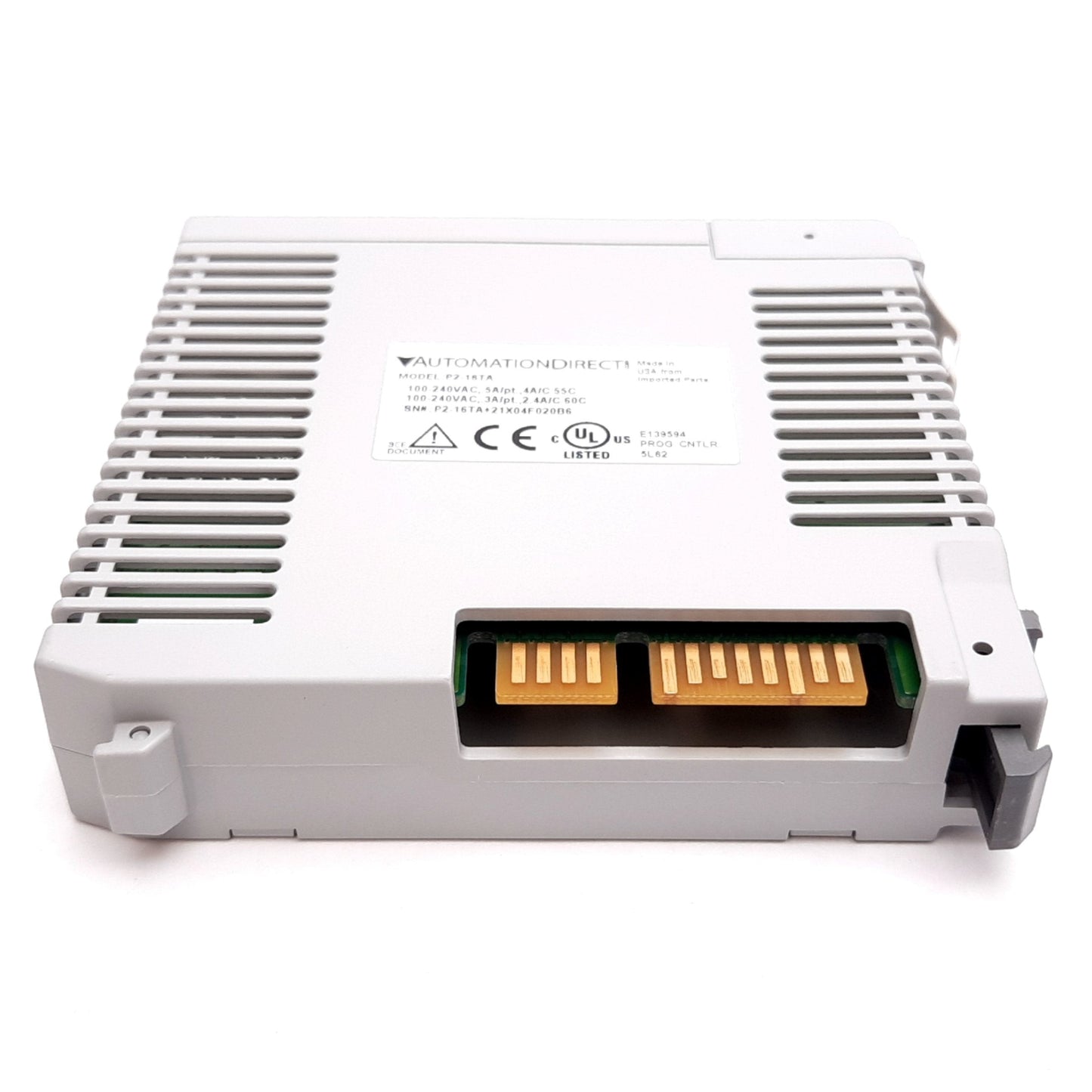 New Automation Direct P2-16TA P2000 PLC AC Output Module, 16-Point, 100-240VAC