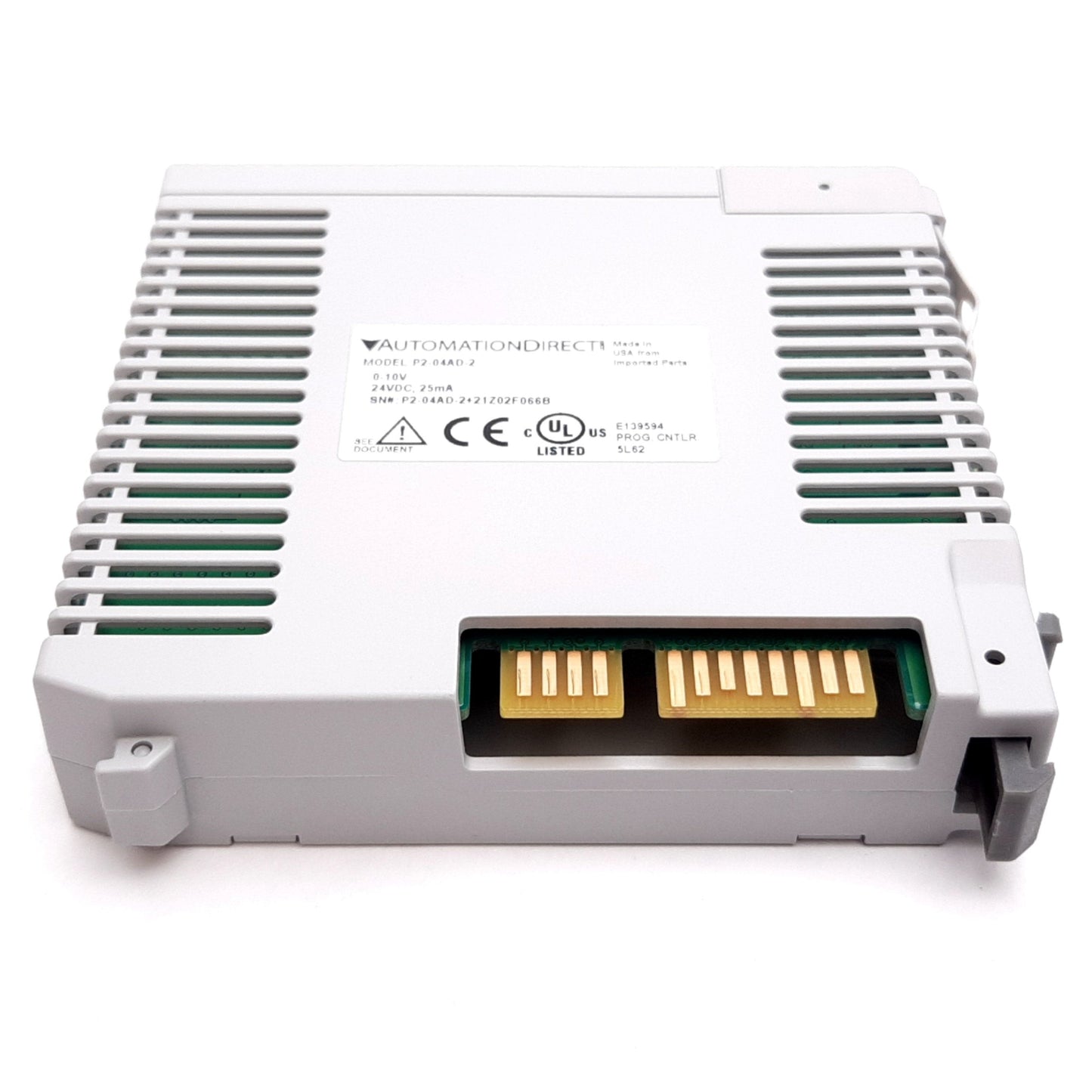 New Automation Direct P2-04AD-2 P2000 PLC Analog Input Module, 4-Channel, 0-10VDC
