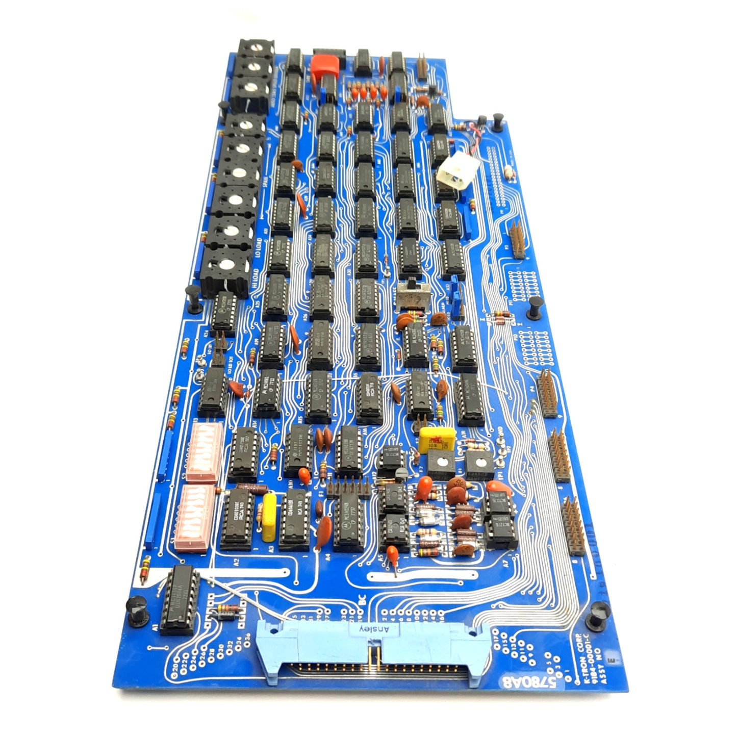 Used Coperion 9184-00001-C Assy E / 5780A8 K-Tron Back Plane Circuit Board 40-Pin IDC