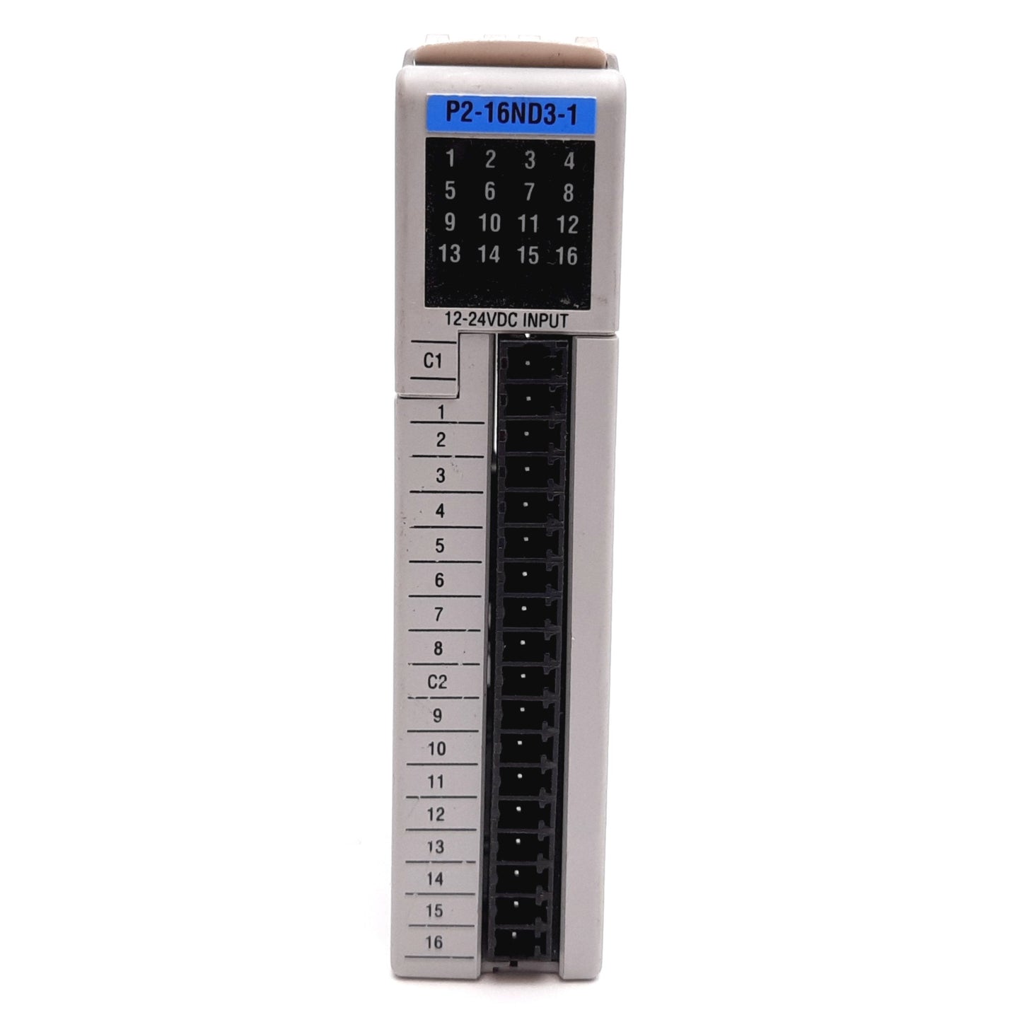 Used Automation Direct P2-16ND3-1 P2000 PLC Input Module, 16-Point 12-24VDC