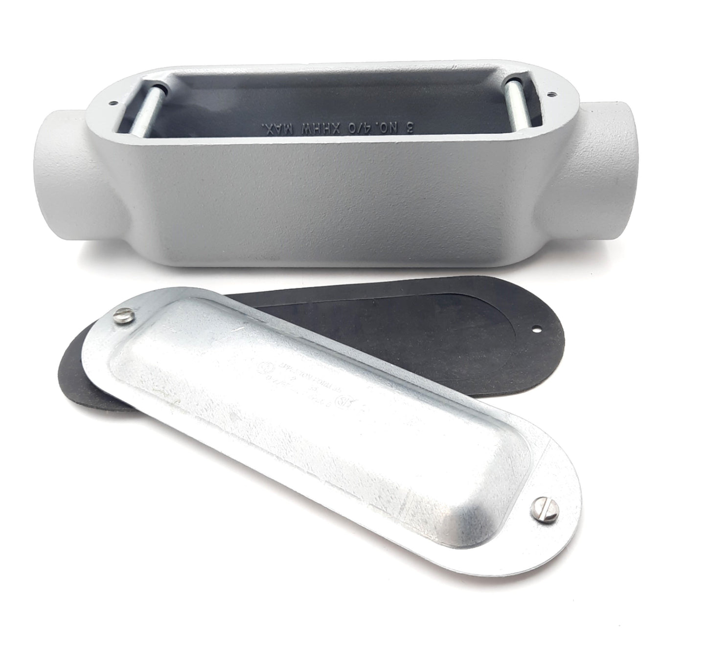 New Emerson C200-M Iron Conduit Body Form 35, C Shaped, 2 Inch, 2 Hub