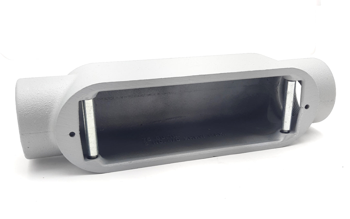 New Emerson C200-M Iron Conduit Body Form 35, C Shaped, 2 Inch, 2 Hub