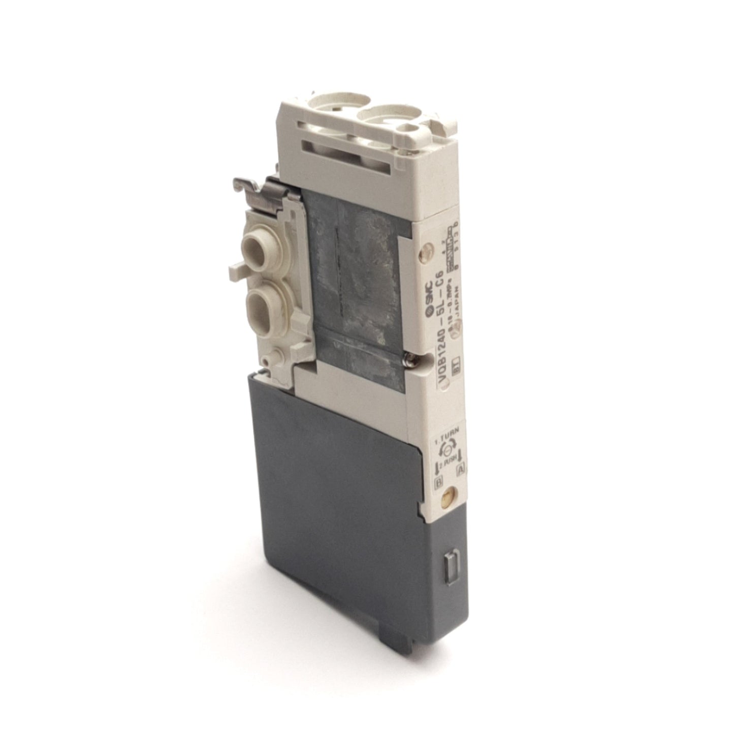Used SMC VQB1240-5L-C6 Solenoid Valve 2-Pos Single, 0.18-0.7MPa, 24V DC Coil