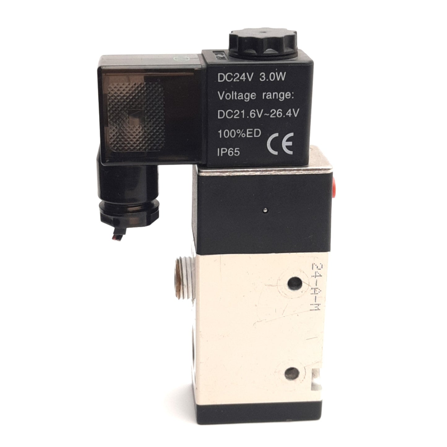 Used Automation Direct AVS-3312-24D Nitra Solenoid Valve, 2-Pos 3-Port, N.C., 24V DC