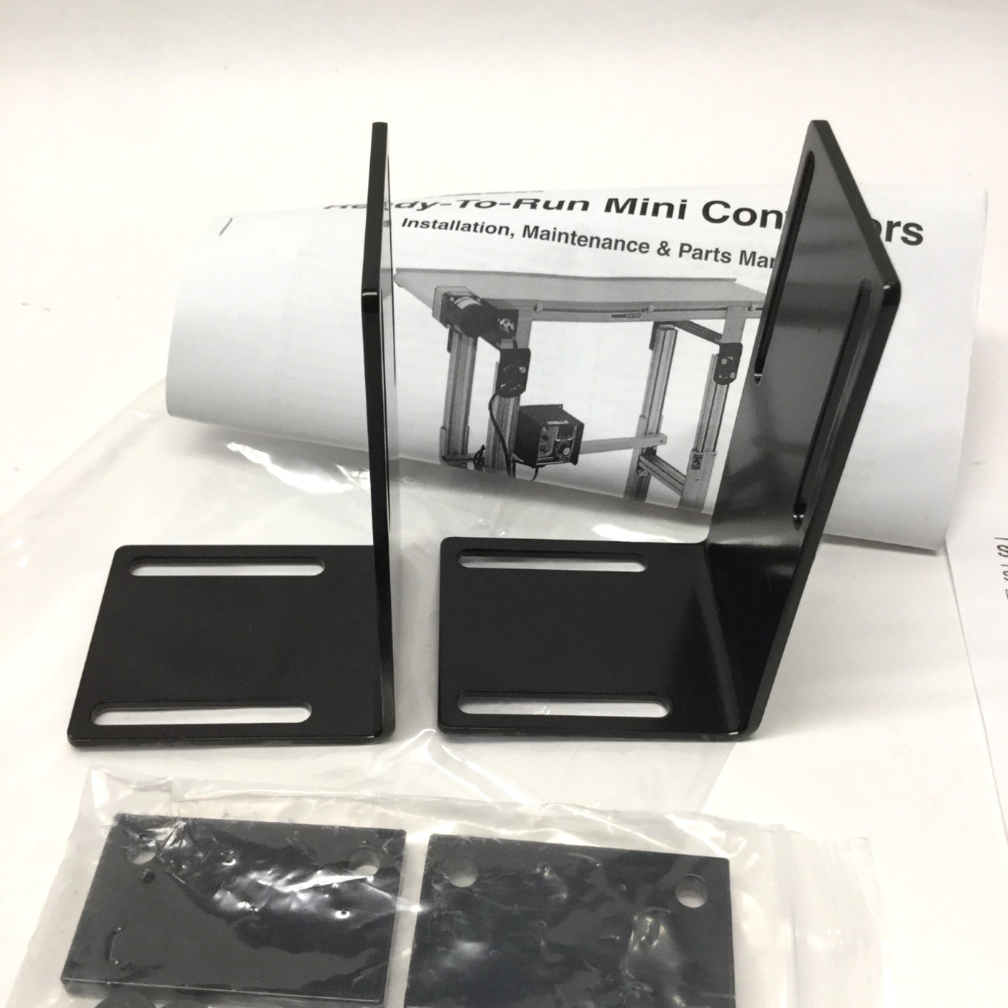 Used Dorner 75009326 Surface Mounting Long Bracket Kit for Ready-to-Run Mini Conveyor