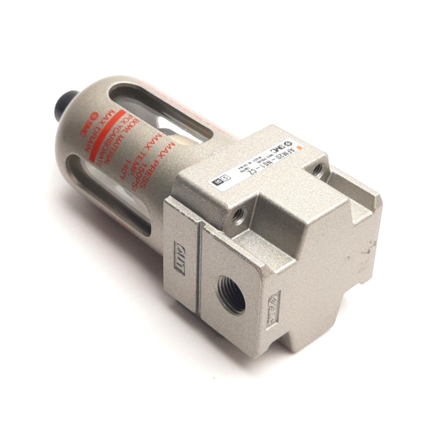 New – Open box SMC AFM20-N01-CZ Coalescing Mist Separator 1/8" NPT, 150Psi Max, 0.3 µm