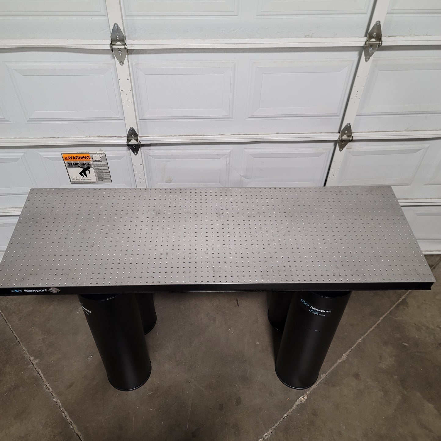 Used Newport SG-26-2 Honeycomb Optical Breadboard With RL-2000 Legs 24" x 72" x 2.3"