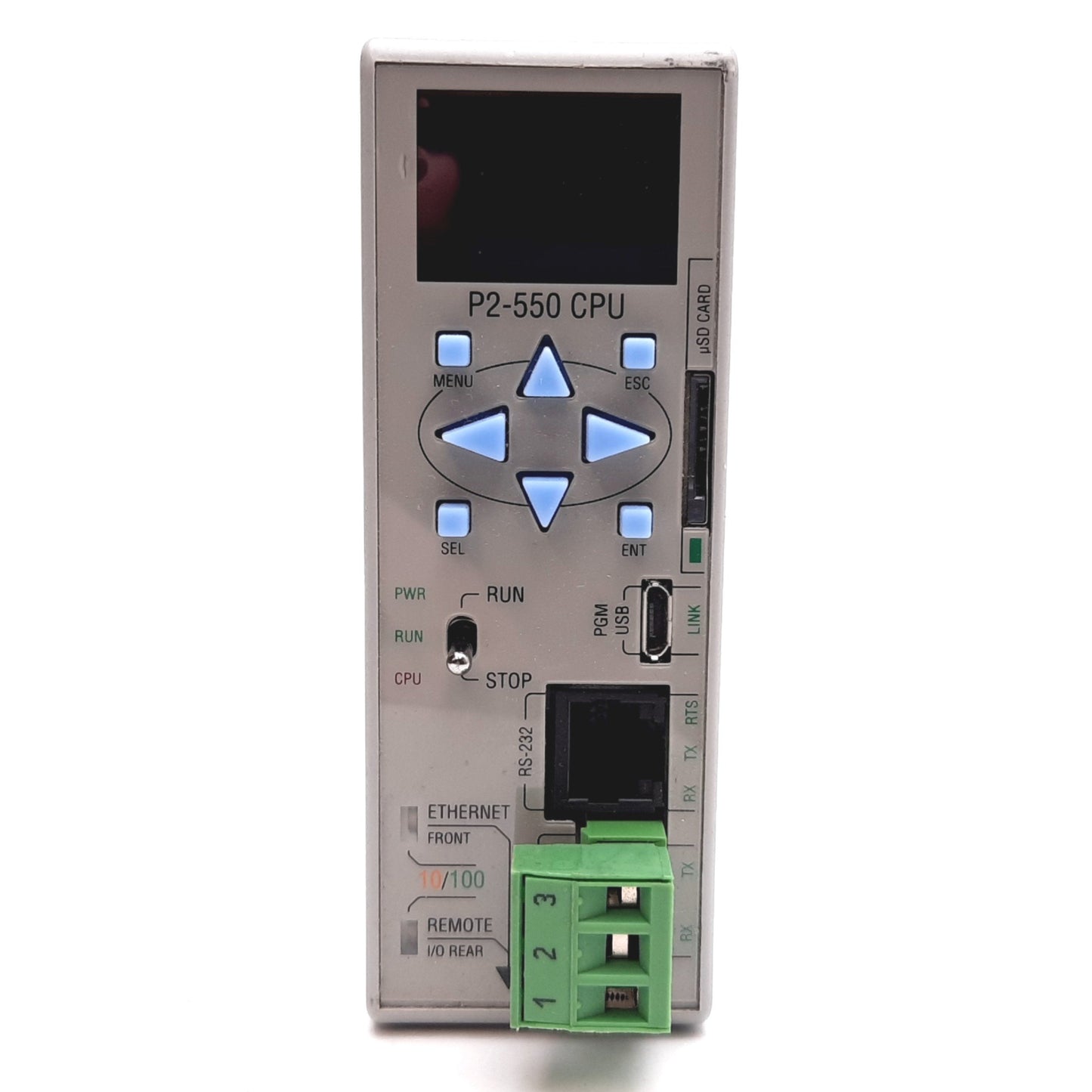 Used Automation Direct P2-550 Productivity2000 PLC CPU Module, *Broken Housing*