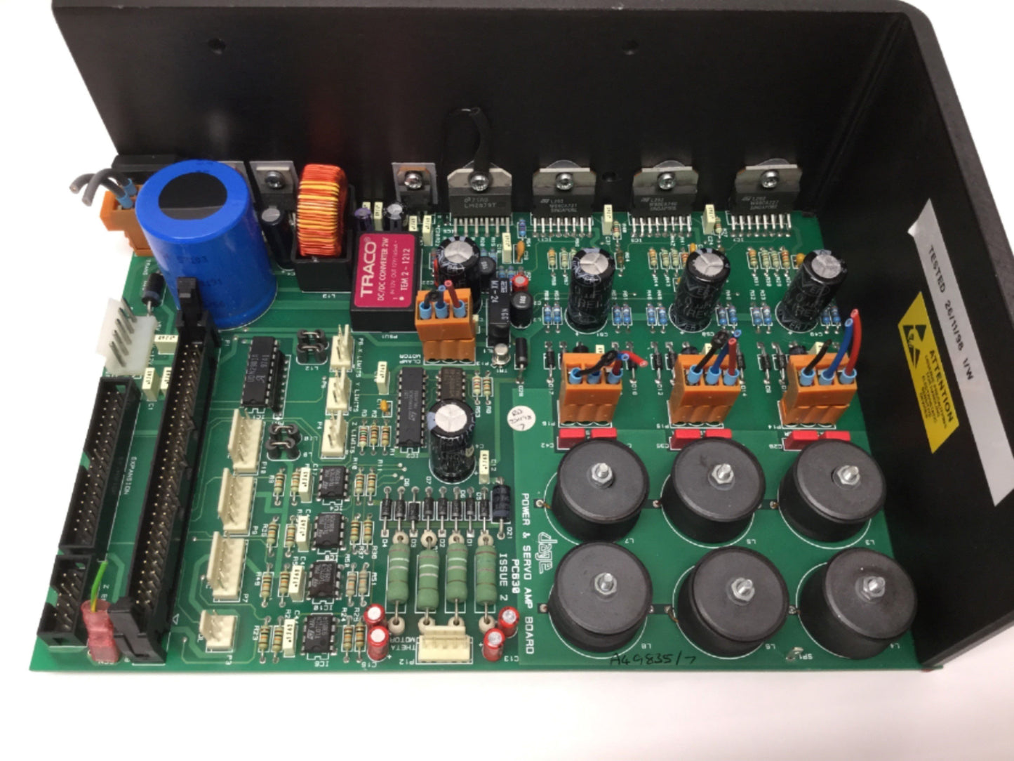 Used DAGE PC630 Power & Servo Amp Board for PC2400 Micro Bond Multi-Function Tester