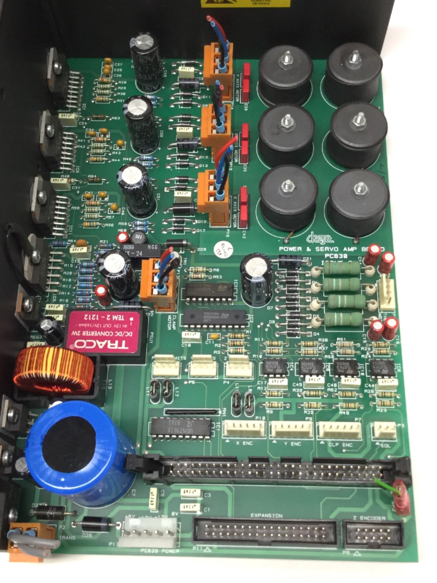 Used DAGE PC630 Power & Servo Amp Board for PC2400 Micro Bond Multi-Function Tester