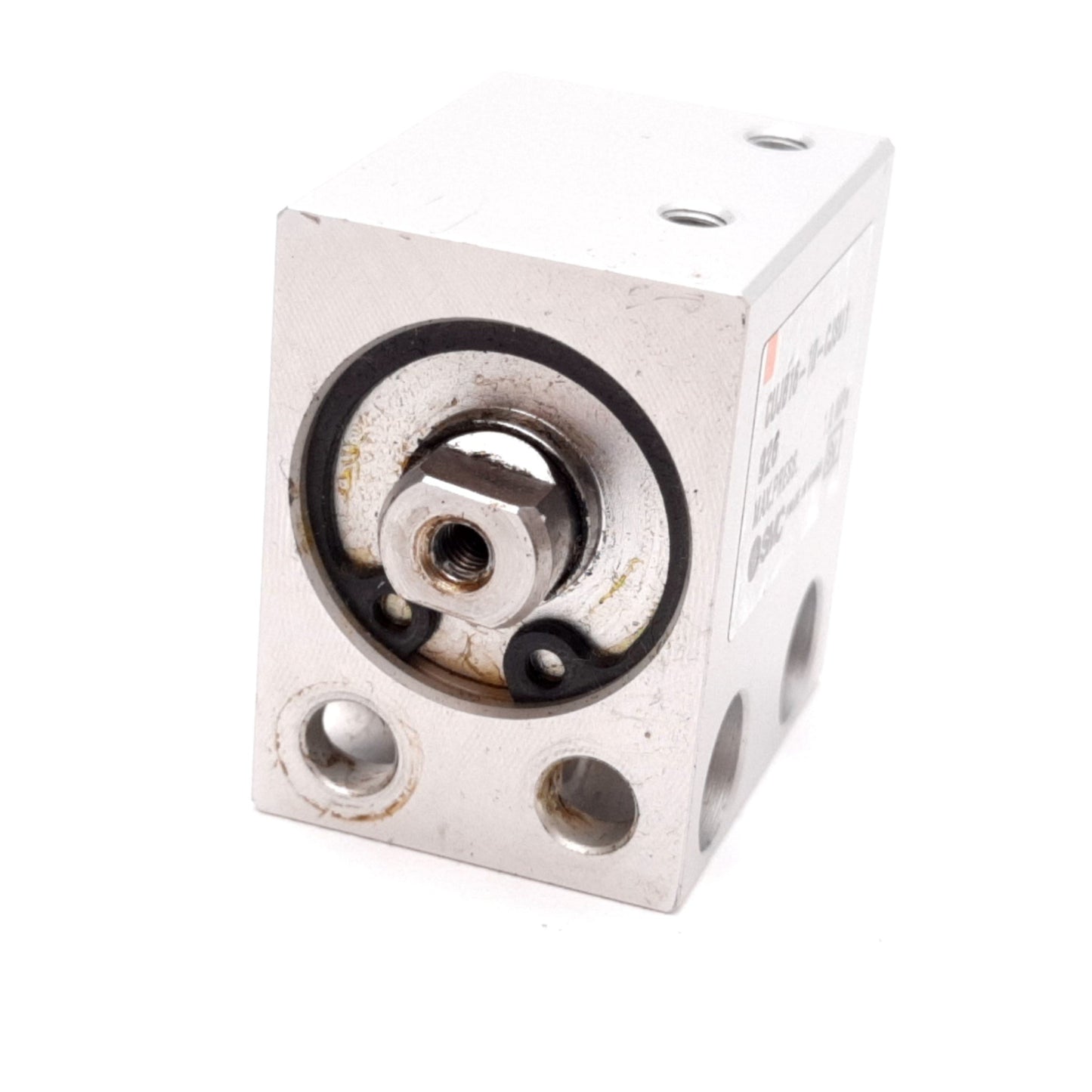 Used SMC CUJB16-10-CJSU1 Pneumatic Cylinder, Bore: 16mm, Stroke: 10mm, 1.0MPa, M3x0.5