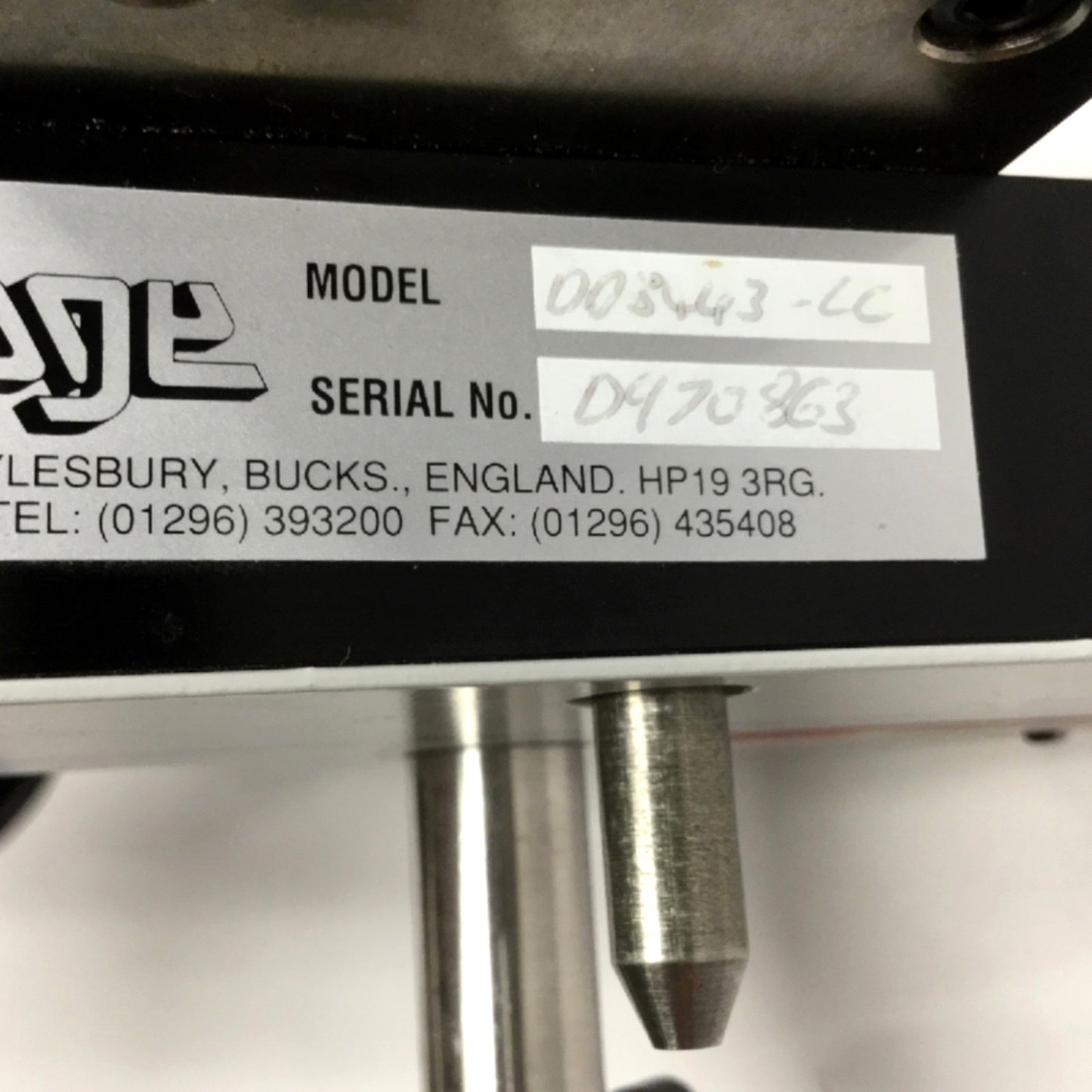 Used Dage TP5kg Wire Bondtester Tweezer Pull Test Load Cell Module, 5kg Capacity