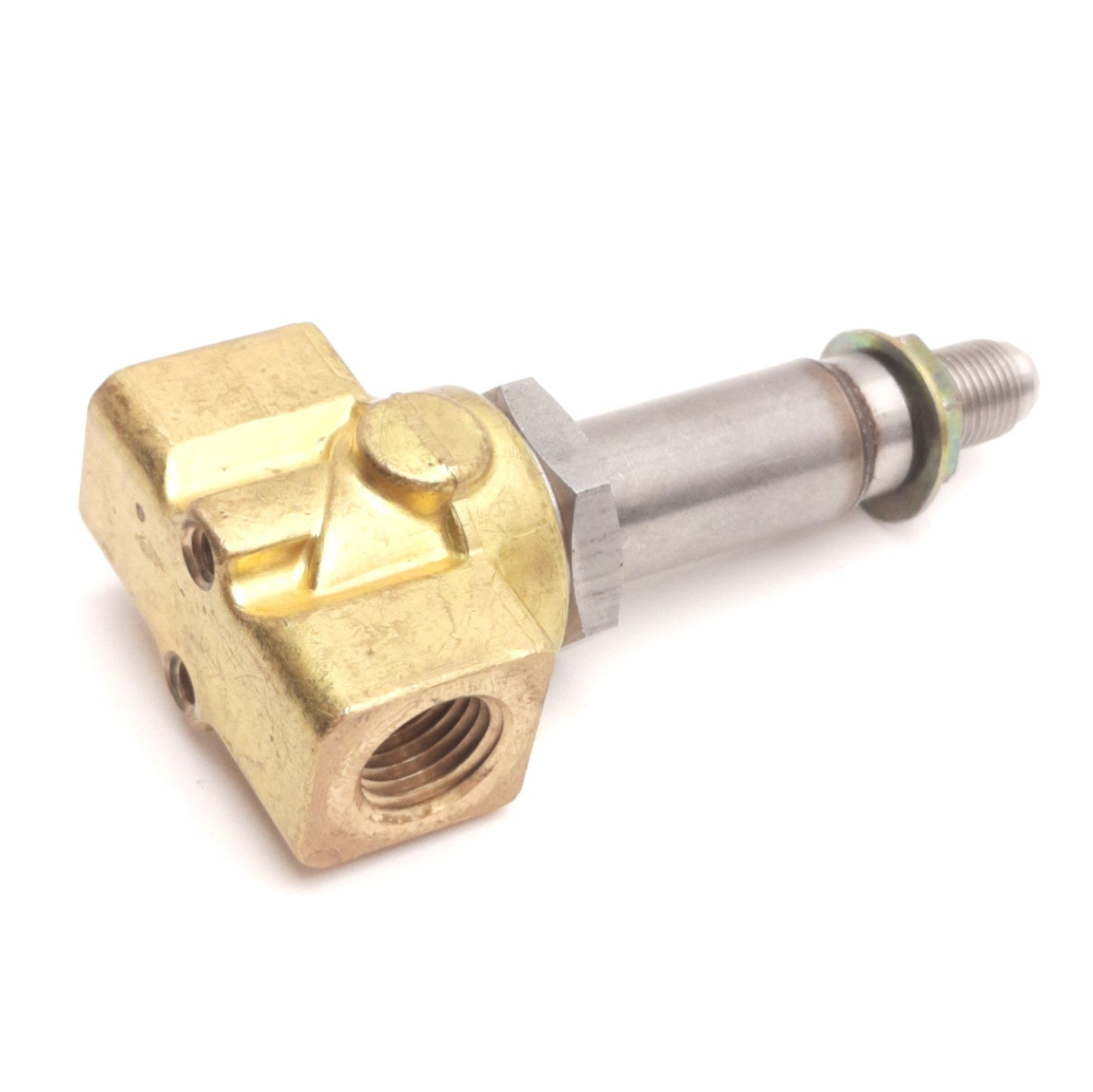 Used Parker 7131KBN2BF00DC8 Solenoid Valve Body, 3-Way NC, 1/4" NPT, Brass