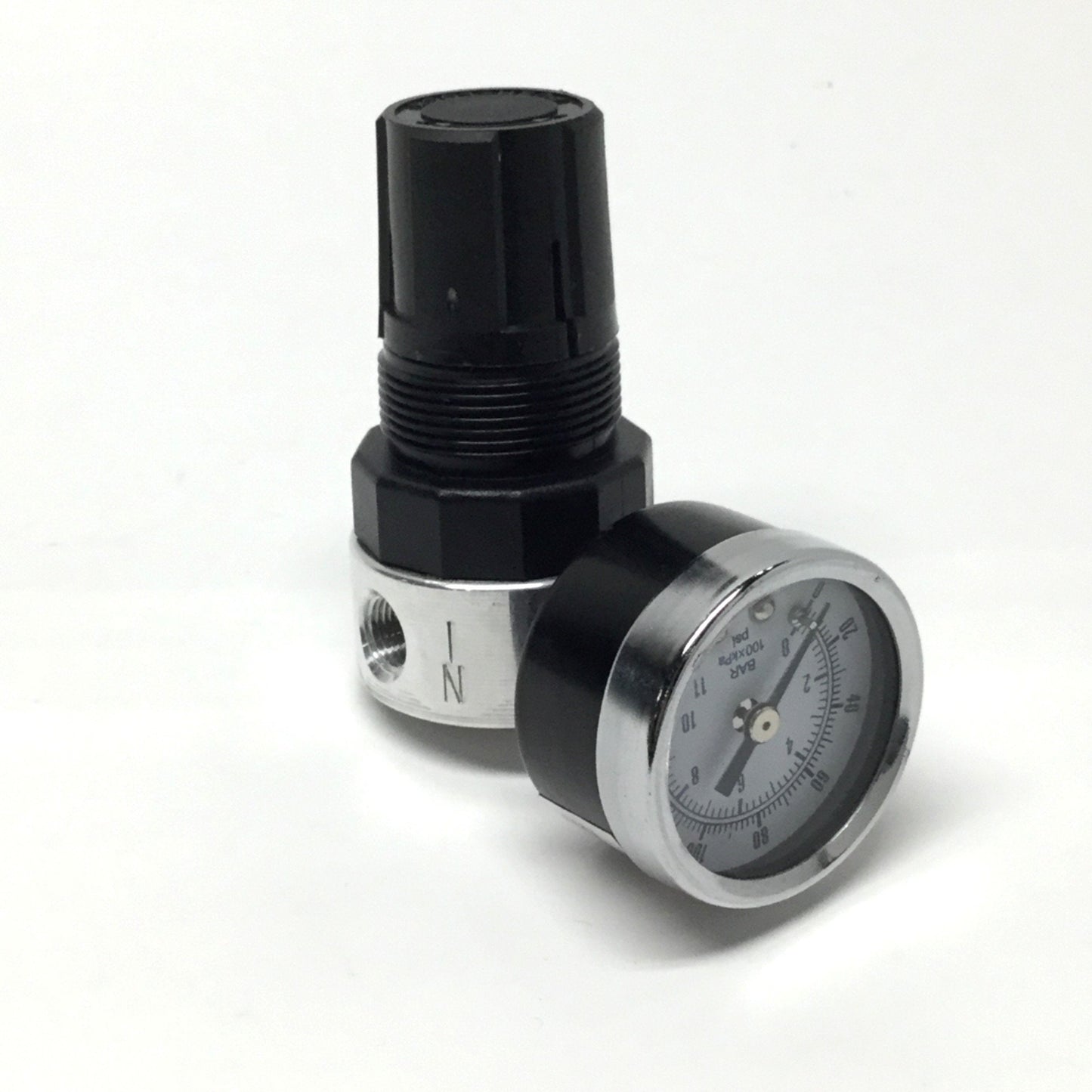 Used Parker Watts R374-01CG Pneumatic Air Pressure Regulator, 0-125psi Out, 1/8" NPT