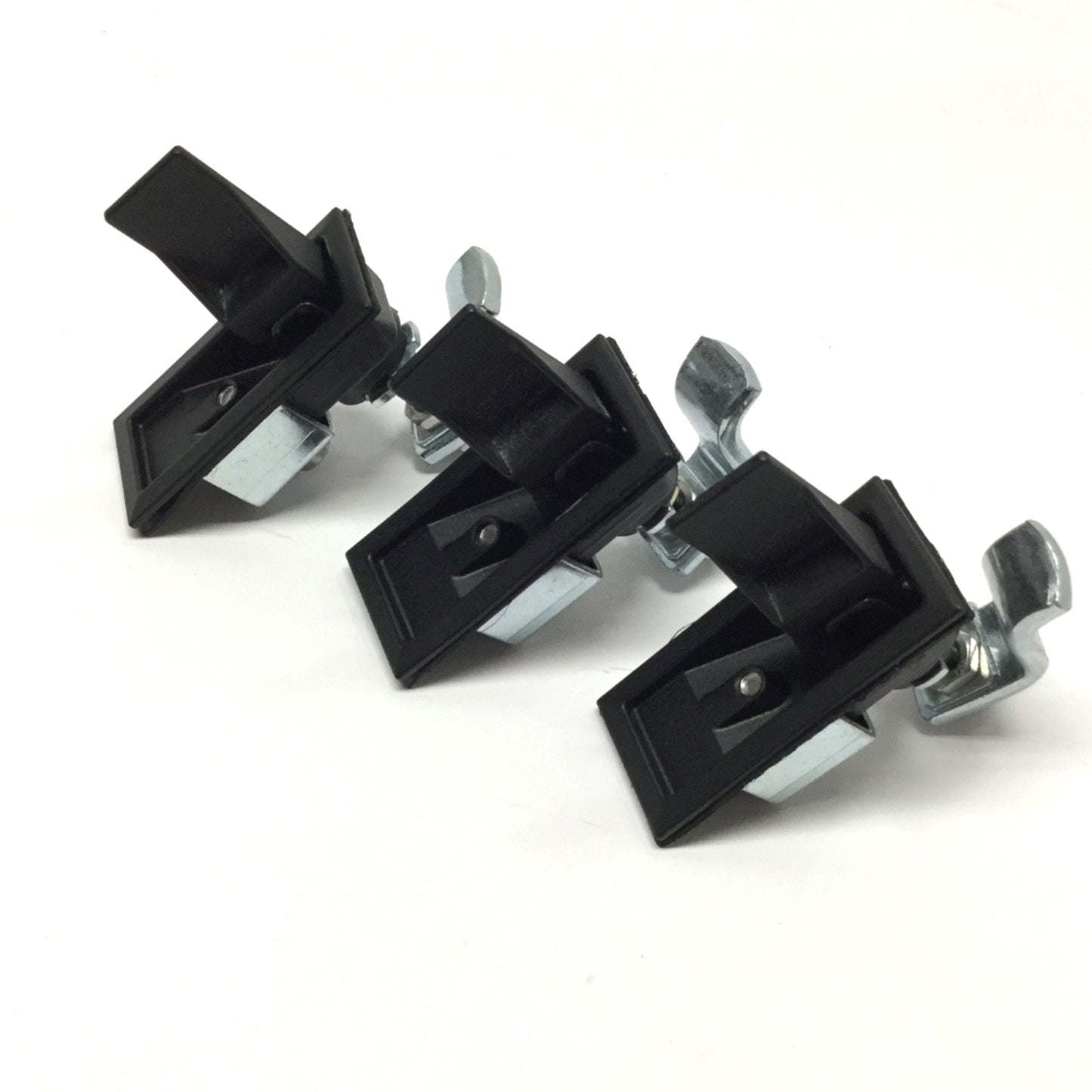 Used Lot of 3 Southco 62-74-15 Compression Latch, Lift and Turn, Non-Locking, Flush