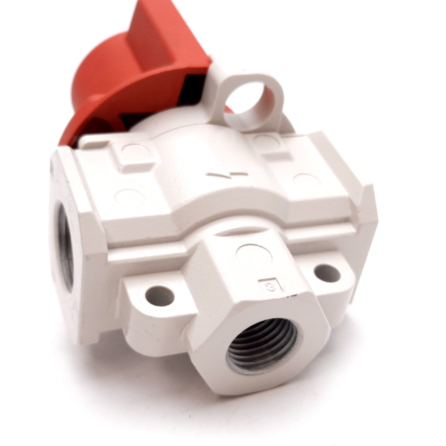 Used SMC VHS30-03A Lock-Out Valve, 3-Port, Pressure: 0.1-1.0MPa, Ports: Rc3/8