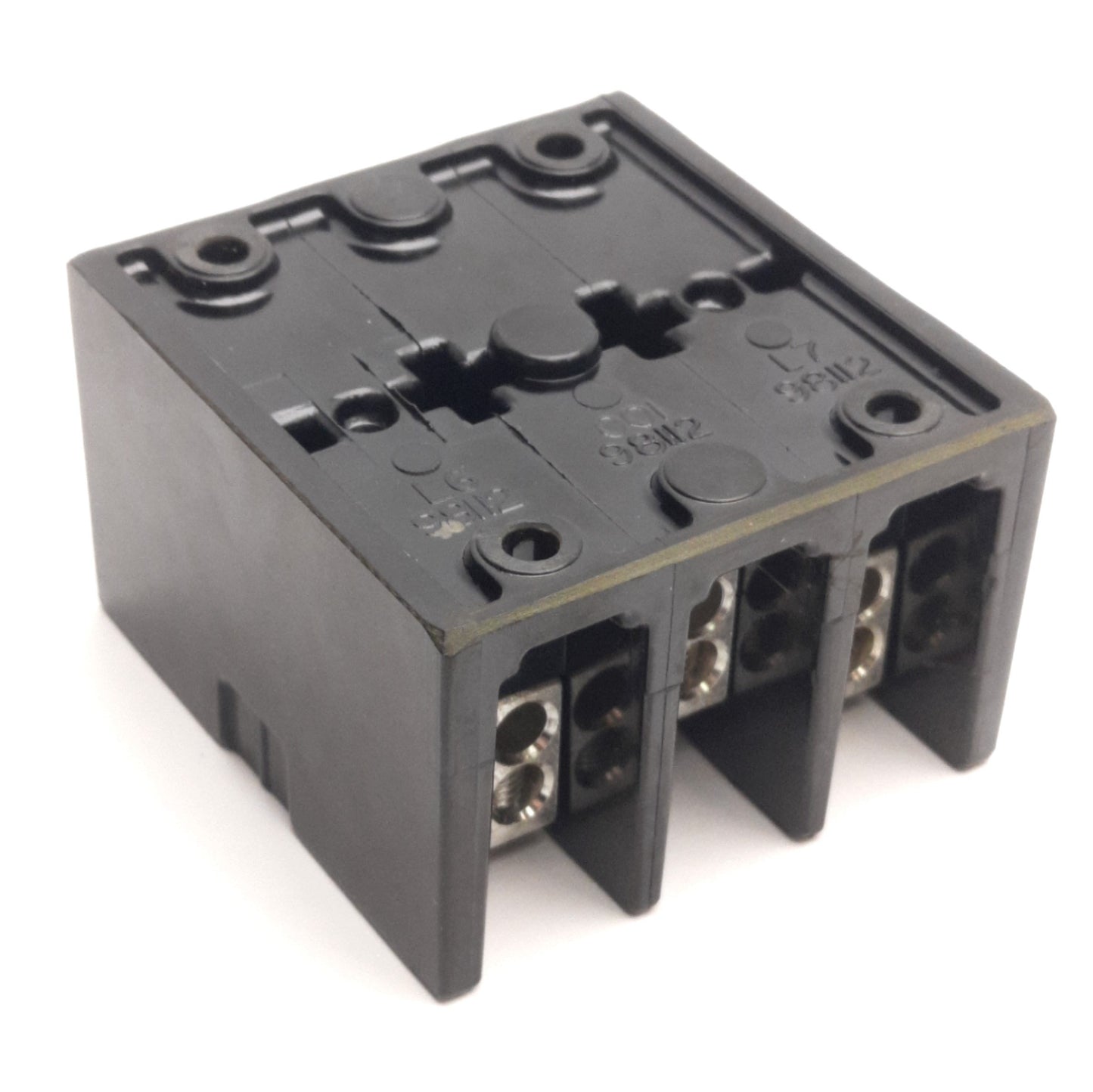 Used Marathon 1423570 Power Distribution Block 175A 600V, 3-Poles, 1x4 Lugs