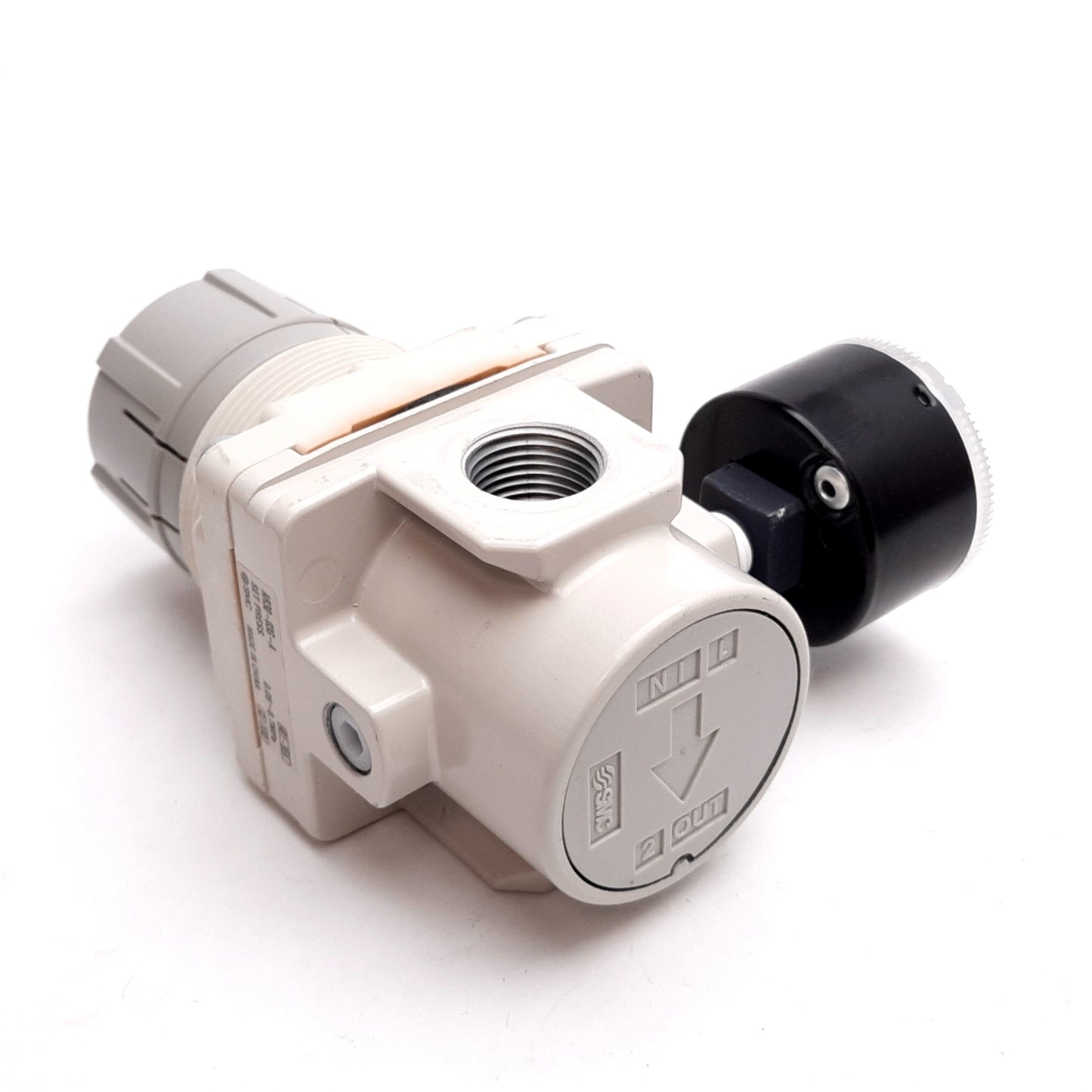 Used SMC AR30-03G-A Pneumatic Cylinder, Supply: 1.0MPa, Set: 0.05-0.7MPa, Rc3/8