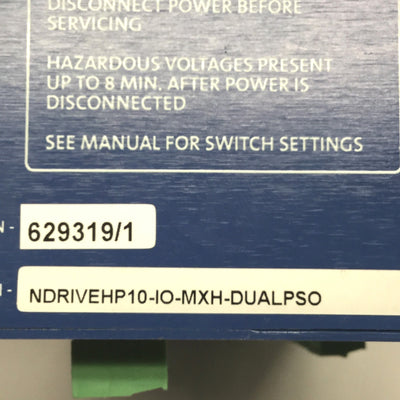 Used Aerotech NDRIVEHP10-IO-MXH-DUALPSO A3200 Digital Servo Drive 240VAC 10A Peak