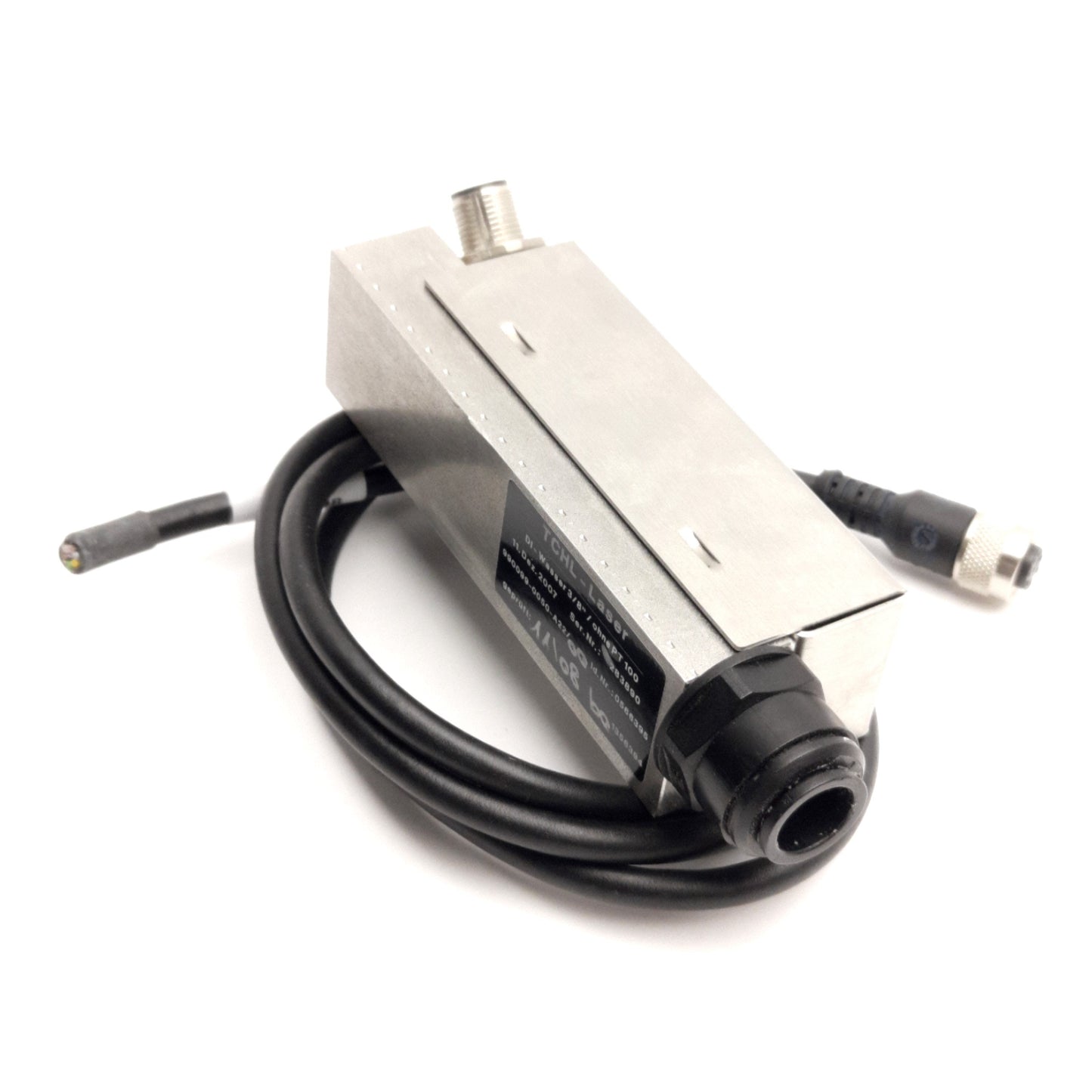 Used TCHL-Laser 1356394 PT-100 Sensor, 3/8" Connection, M12 8-Pin Connector