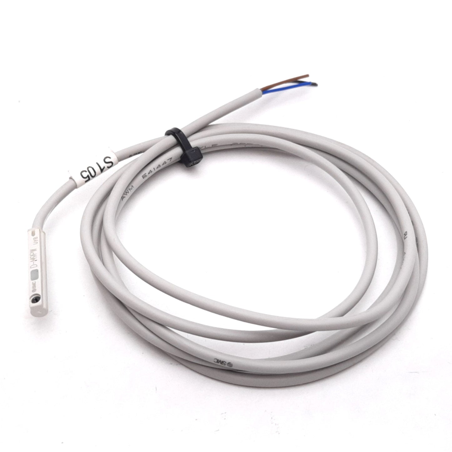 Used SMC D-M9PW Solid State Sensor, In-Line, 5/12/24VDC, PNP Output, 3-Wire