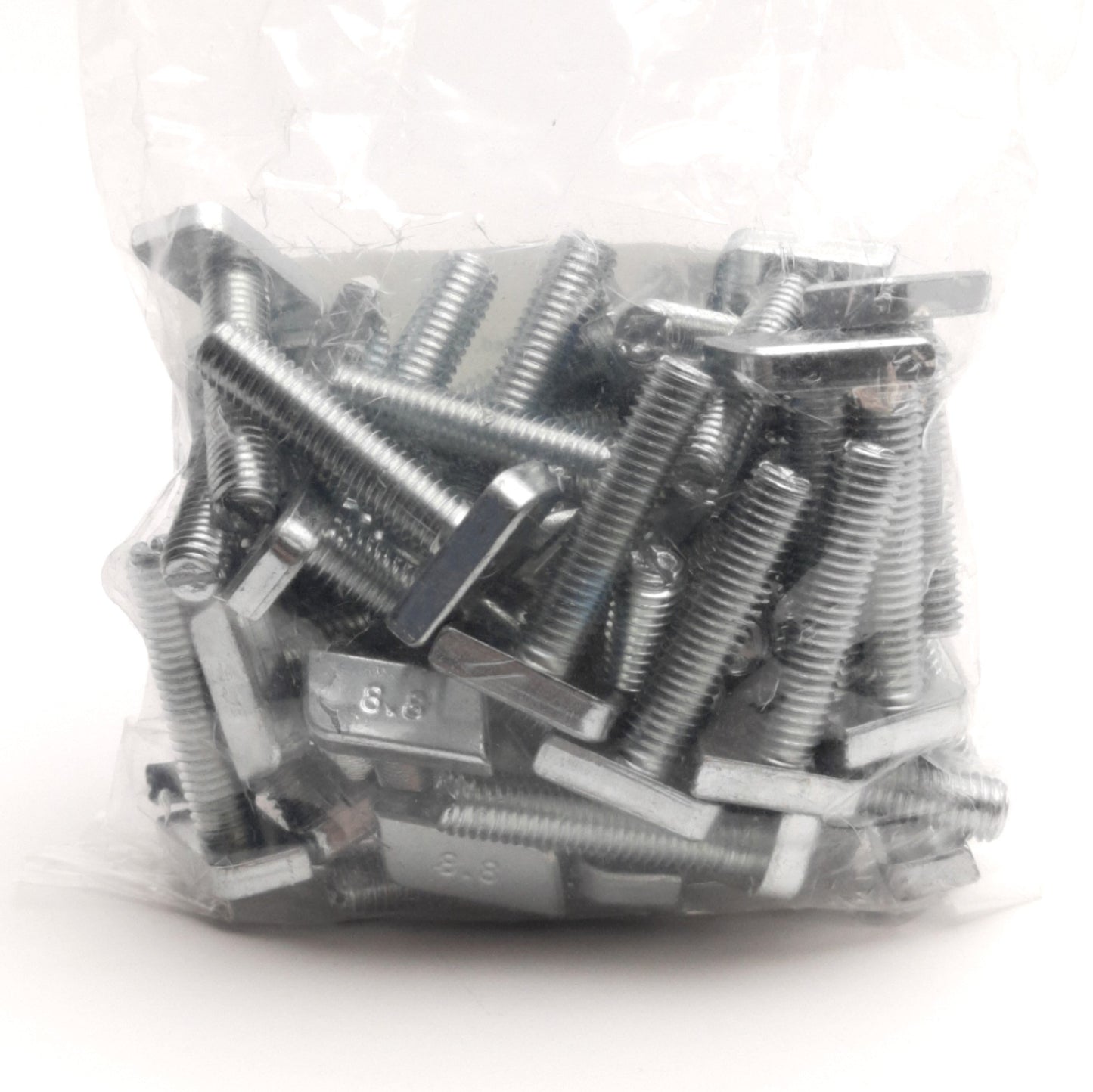 New Lot of 50 Dorner FATB-35 T-Bolts, Steel With Zinc Plated, 35mm Length, M8 Thread