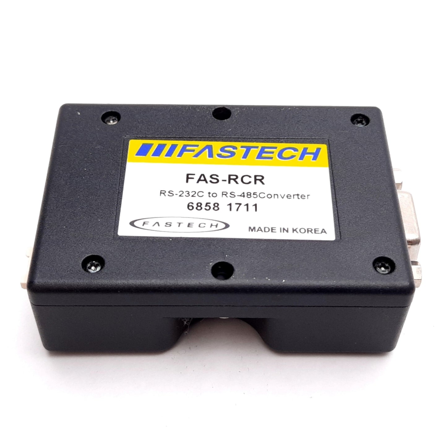 Used Fastech FAS-RCR RS-232 to RS-485 Converter, Speed: 115.2kbps, DB9 Female, RJ-45
