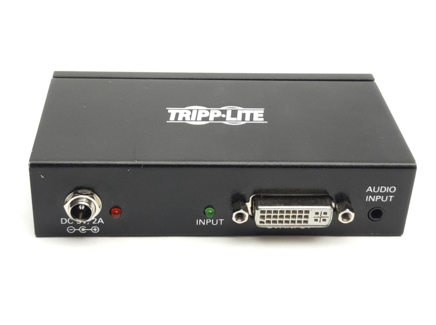 Used Tripp-Lite B119-002A Two Port DVI w/ Audio Splitter, DVI-I/D, 65 Ft Range