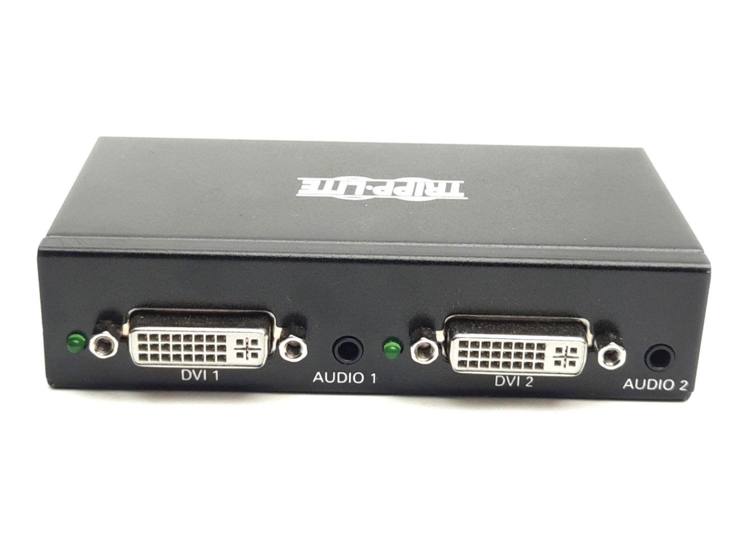 Used Tripp-Lite B119-002A Two Port DVI w/ Audio Splitter, DVI-I/D, 65 Ft Range