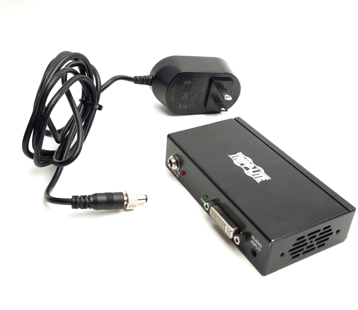 Used Tripp-Lite B119-002A Two Port DVI w/ Audio Splitter, DVI-I/D, 65 Ft Range