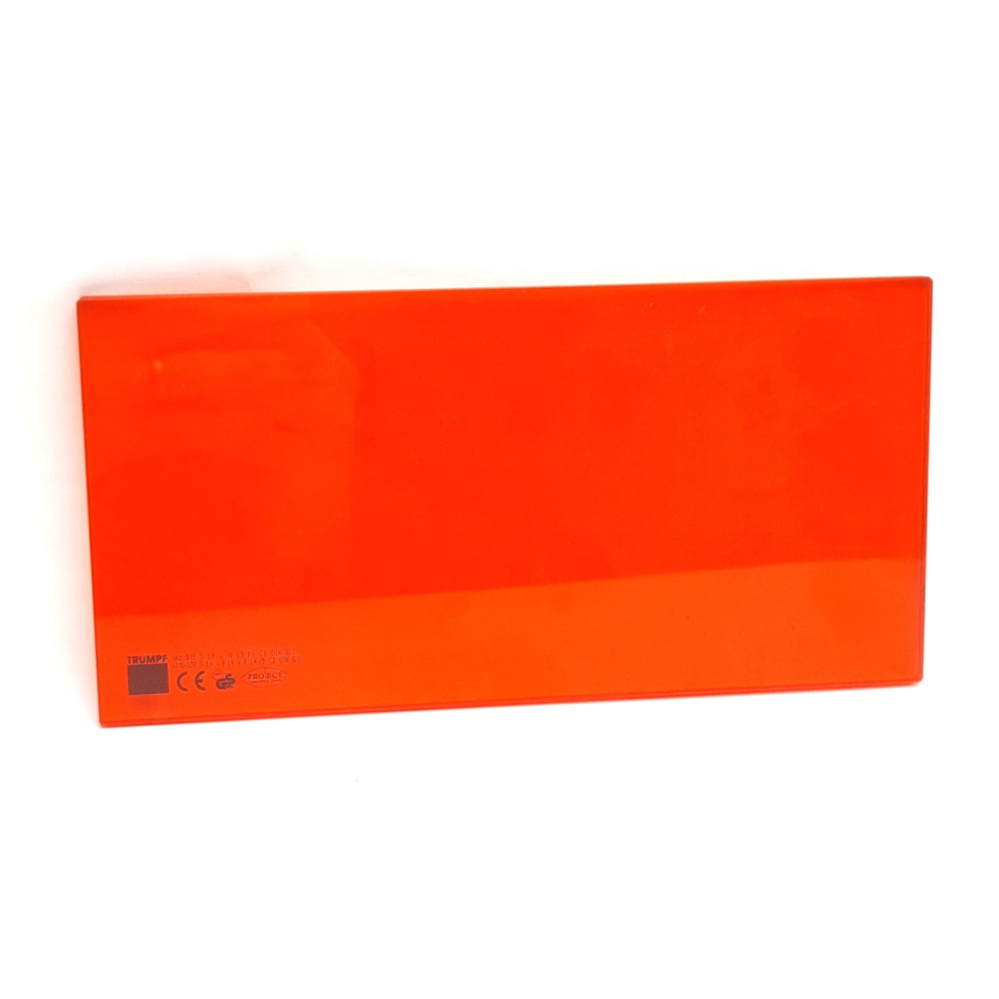Used Trumpf 773936-01 Laser Safety Window 7-7/8" x 3-15/16" x 0.22", 180-315 >315-532