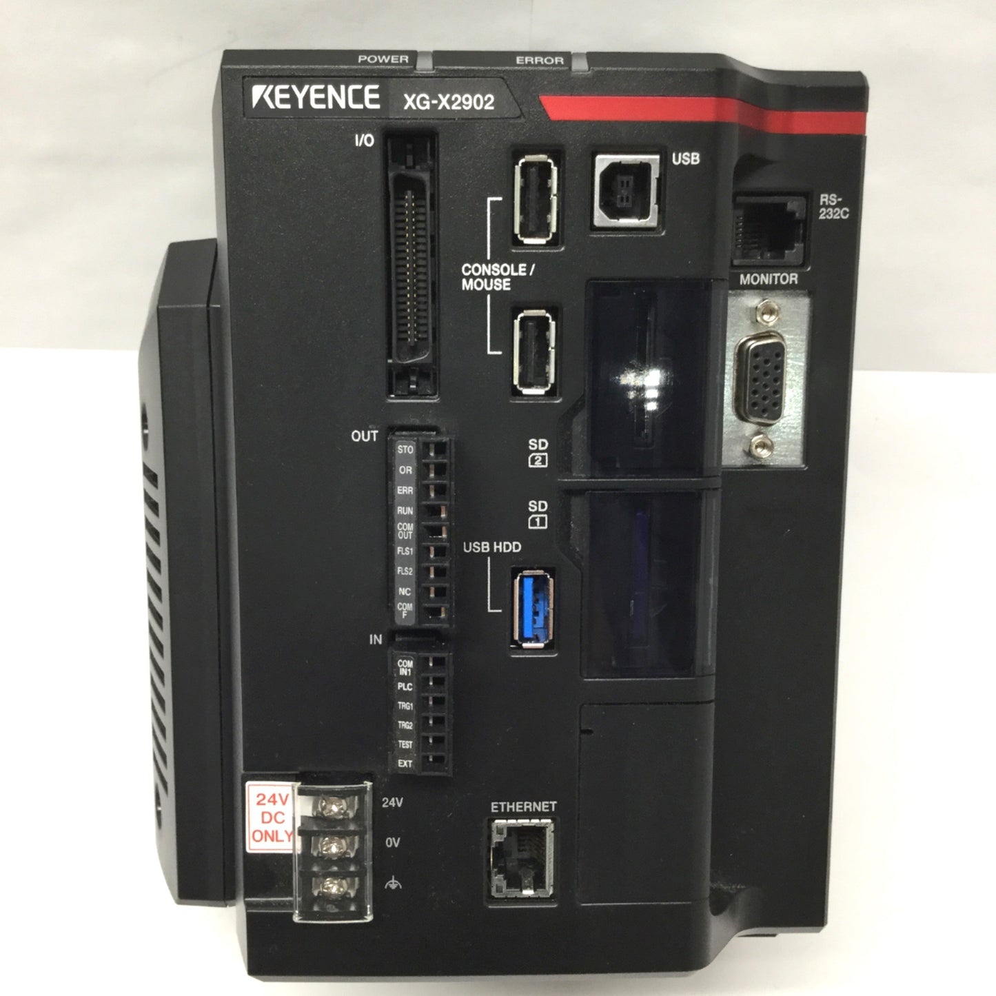 Used Keyence XG-X2902 Vision System High-Speed 3D/Line Scan Camera Controller 24VDC