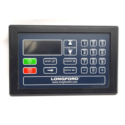 Used Longford M1000-9 HMI Operator Interface Display Panel, w/ Keypad, 20 Keys
